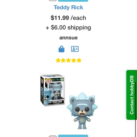 Teddy Rick funko pop - Picture 2 of 4